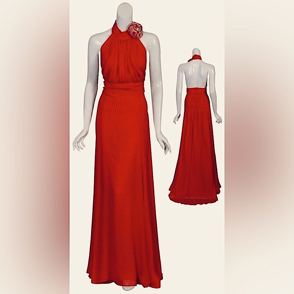 🍄 Stunning NWT formal authentic ESCADA gown w matching shoes!🍄 - Picture 13 of 15